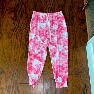 tie dye jogger sweats